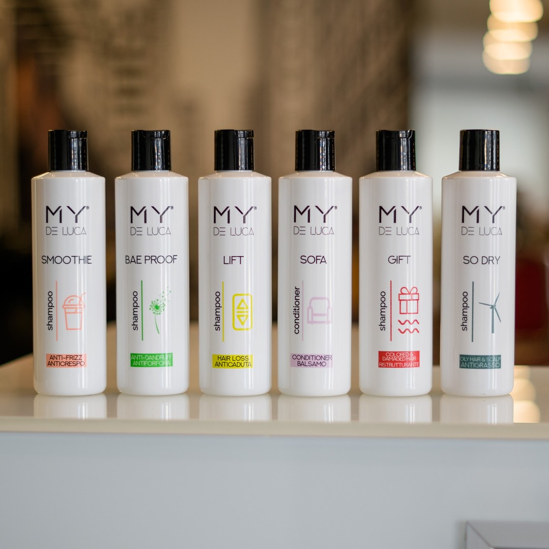 La nostra linea di shampoo è stata ideata per ogni singola esigenza. 
Dal capello mosso a quello crespo, un vero e proprio elisir di benessere per i tuoi capelli.

www.mydeluca.it